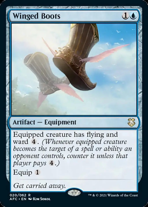 Winged Boots [Dungeons & Dragons: Adventures in the Forgotten Realms Commander] - MTG Single