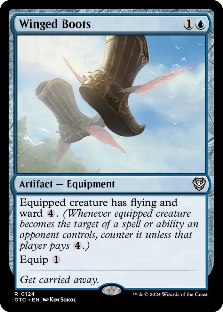 Winged Boots [Outlaws of Thunder Junction Commander] - MTG Single