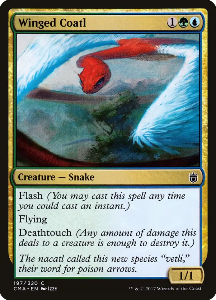 Winged Coatl [Commander Anthology] - MTG Single