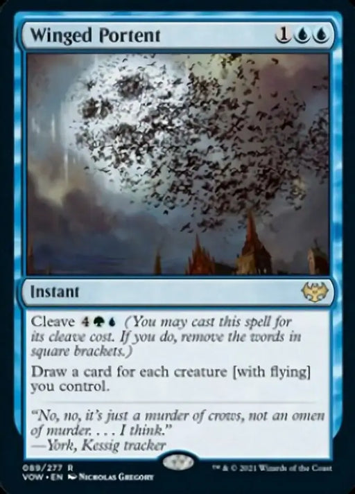 Winged Portent [Innistrad: Crimson Vow] - MTG Single