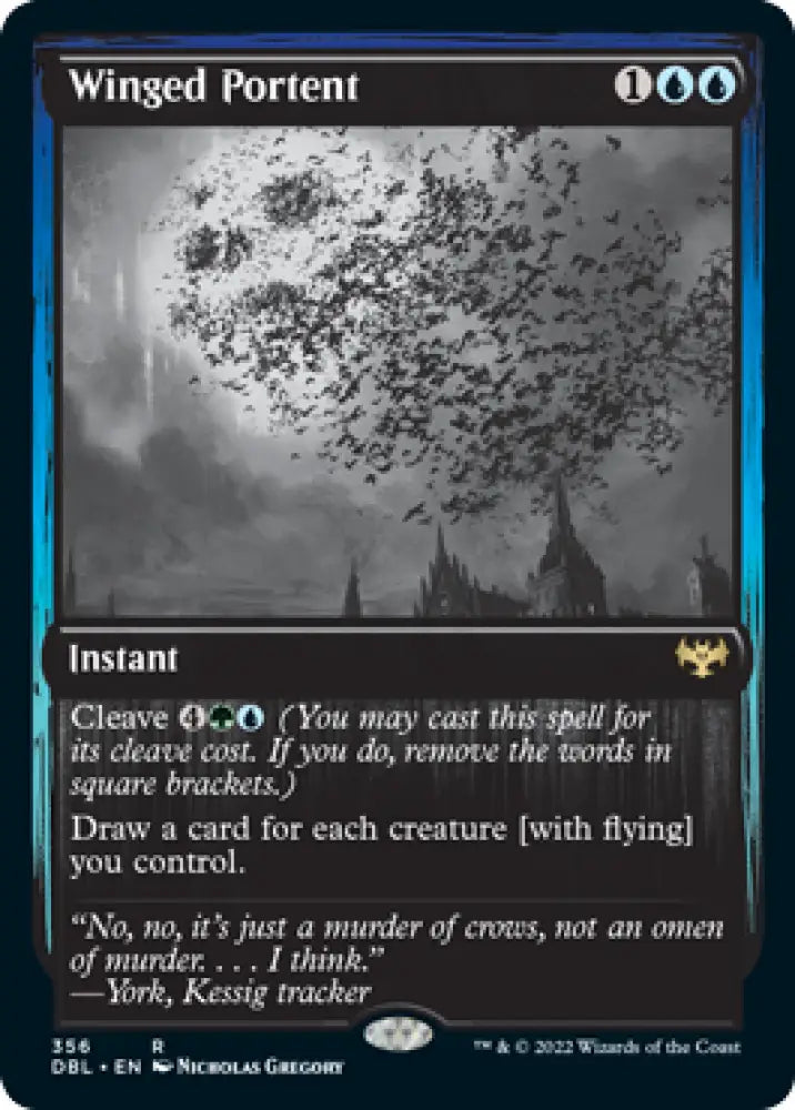 Winged Portent [Innistrad: Double Feature] - MTG Single