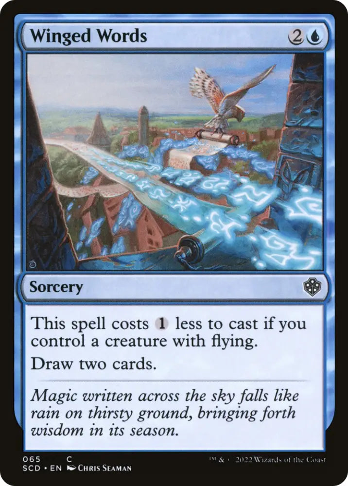 Winged Words [Starter Commander Decks] - MTG Single
