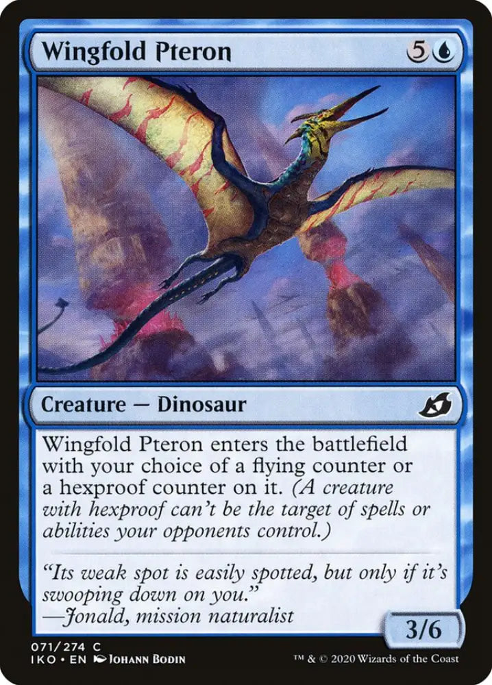 Wingfold Pteron [Ikoria: Lair of Behemoths] - MTG Single