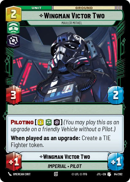 Wingman Victor Two - Mauler Mithel (084/262) [Jump to Lightspeed] - Star Wars: Unlimited Single