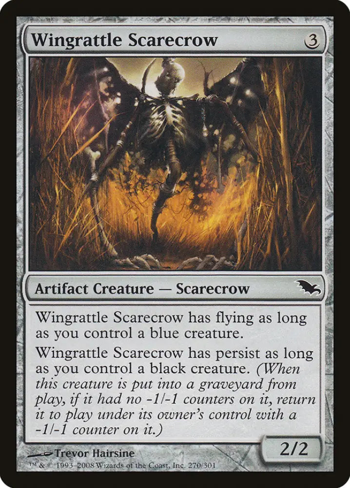 Wingrattle Scarecrow [Shadowmoor] - MTG Single