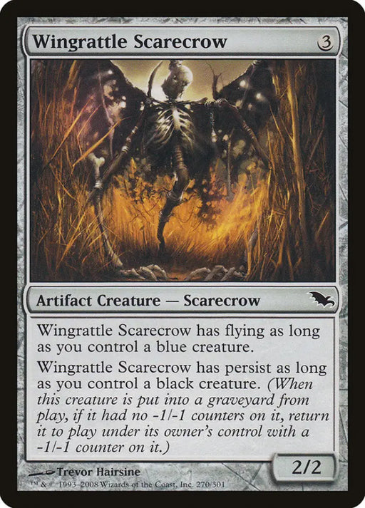 Wingrattle Scarecrow [Shadowmoor] - MTG Single