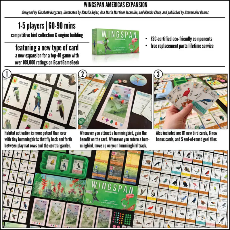 Wingspan Americas Expansion (EN) - Board Games