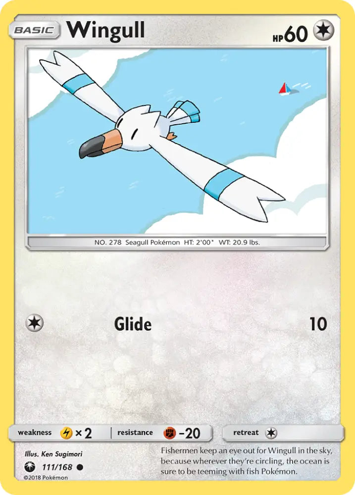 Wingull (111/168) [Sun & Moon: Celestial Storm] - Pokemon Single