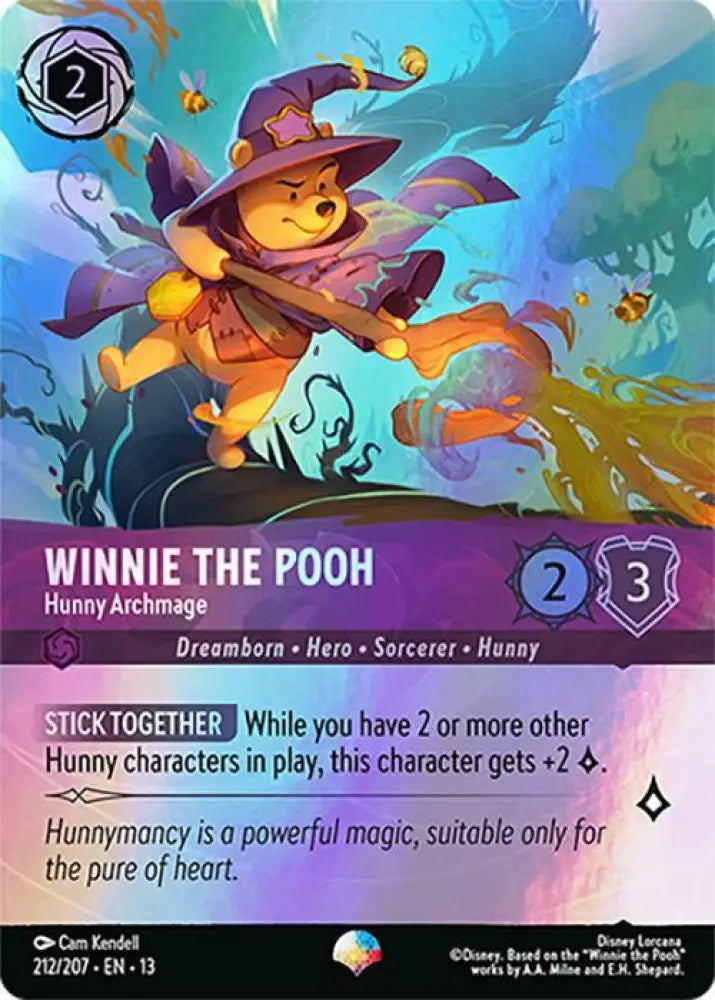 Winnie the Pooh - Hunny Archmage (Epic) (212/204) [Attack of the Vine!]