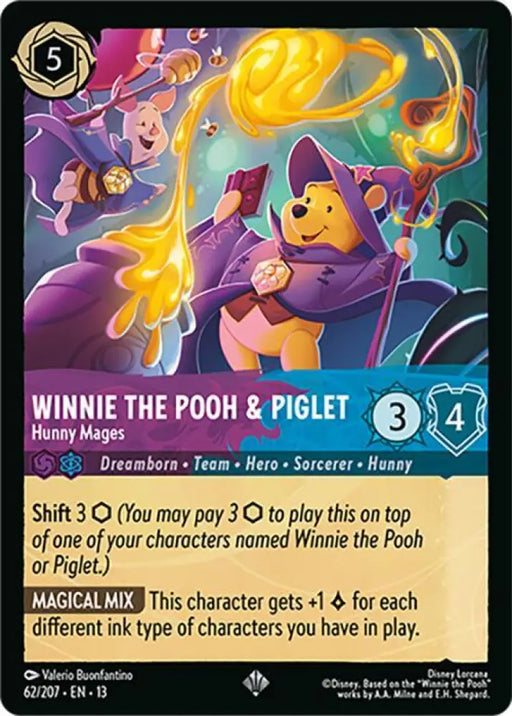 Winnie the Pooh & Piglet - Hunny Mages (62/204) [Attack of the Vine!]