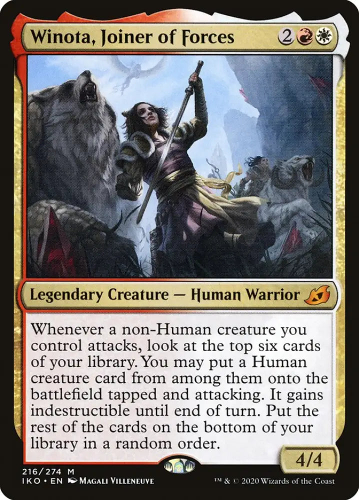 Winota Joiner of Forces [Ikoria: Lair of Behemoths] - MTG Single