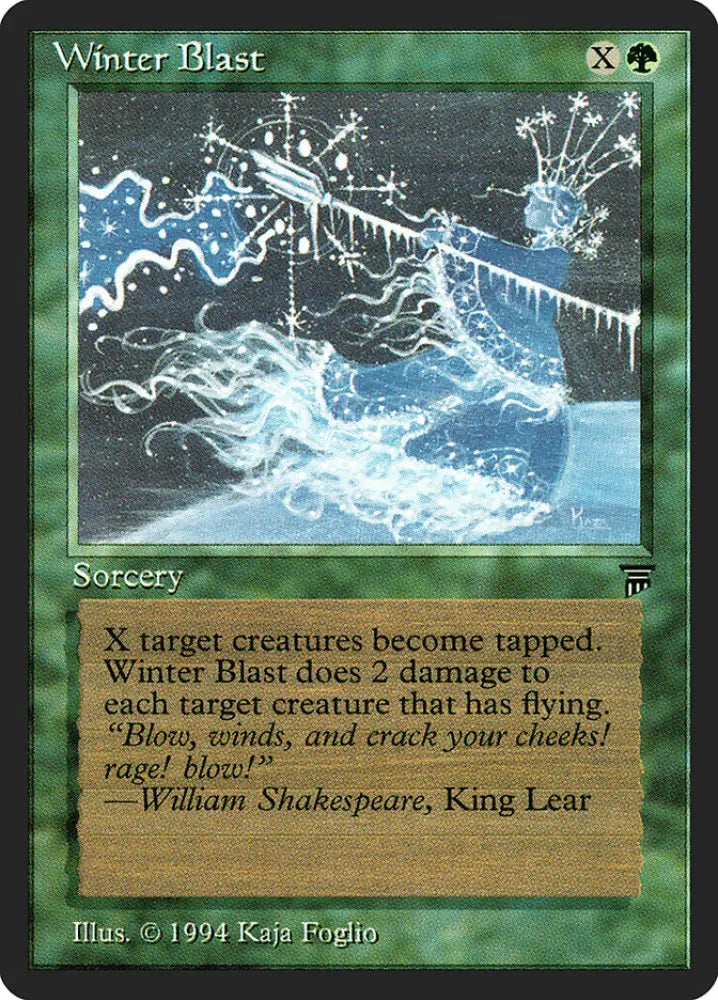 Winter Blast [Legends] - MTG Single