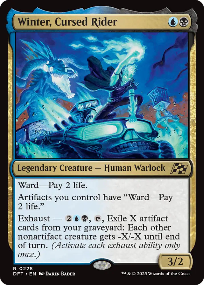 Winter Cursed Rider [Aetherdrift] - MTG Single