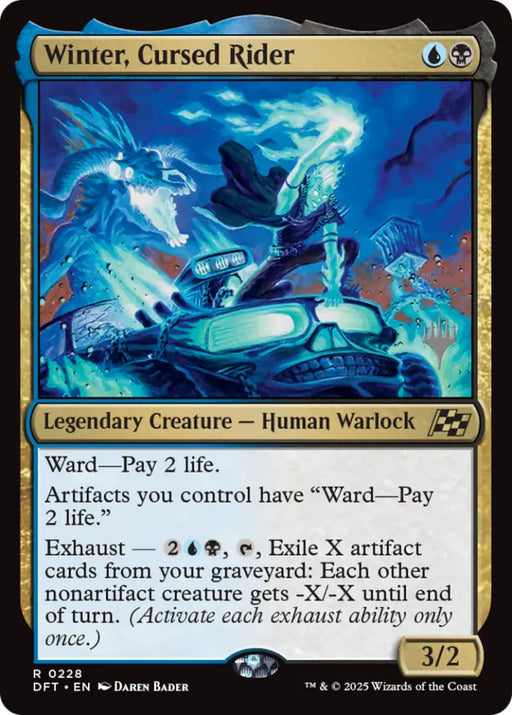 Winter Cursed Rider (Promo Pack) [Aetherdrift Promos] - MTG Single