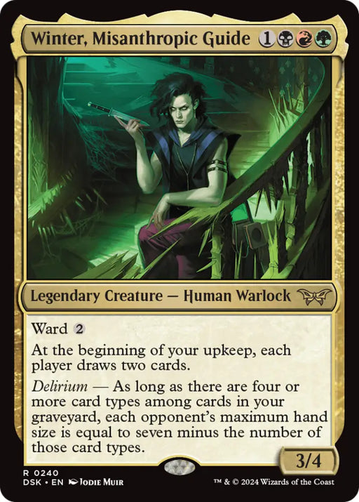 Winter Misanthropic Guide [Duskmourn: House of Horror] - MTG Single