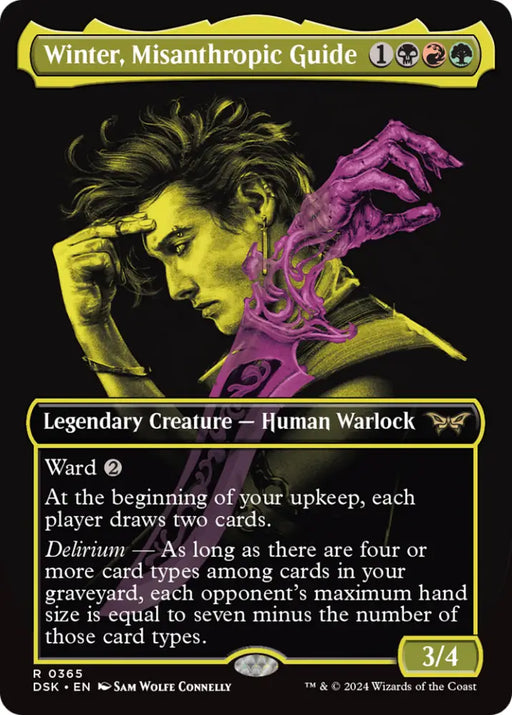 Winter Misanthropic Guide (Showcase) [Duskmourn: House of Horror] - MTG Single