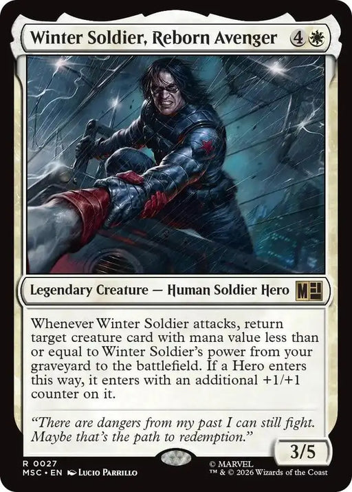 Winter Soldier, Reborn Avenger (Surge Foil) (27) [Marvel Super Heroes Commander]