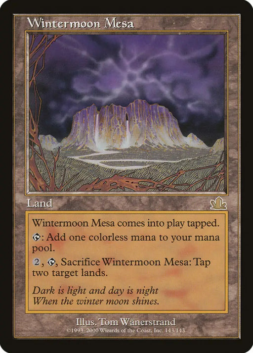 Wintermoon Mesa [Prophecy] - MTG Single