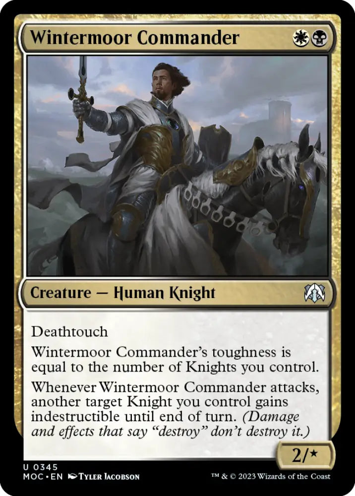 Wintermoor Commander [March of the Machine Commander] - MTG Single