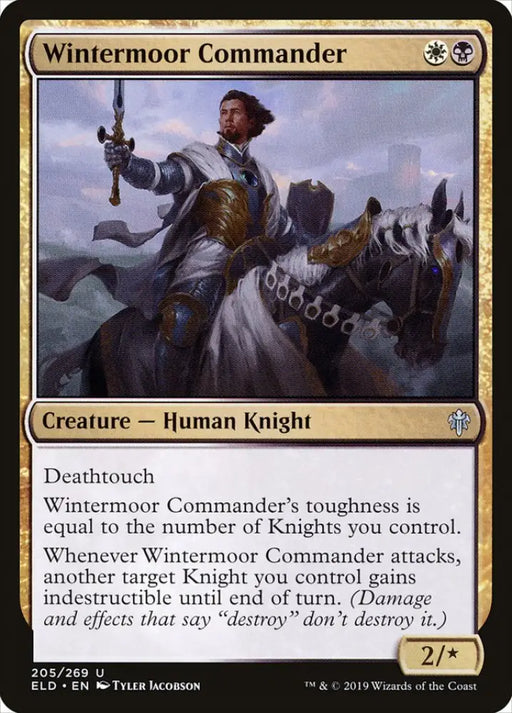 Wintermoor Commander [Throne of Eldraine] - MTG Single