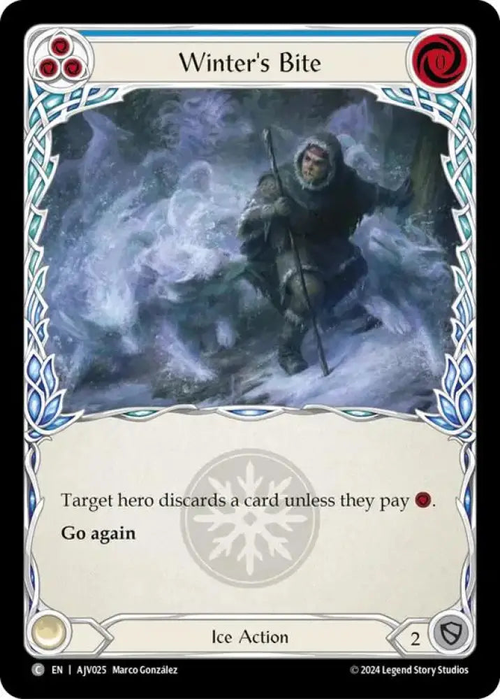 Winter’s Bite (Blue) [AJV025] (Armory Deck: Jarl Vetreidi) - Flesh And Blood Single