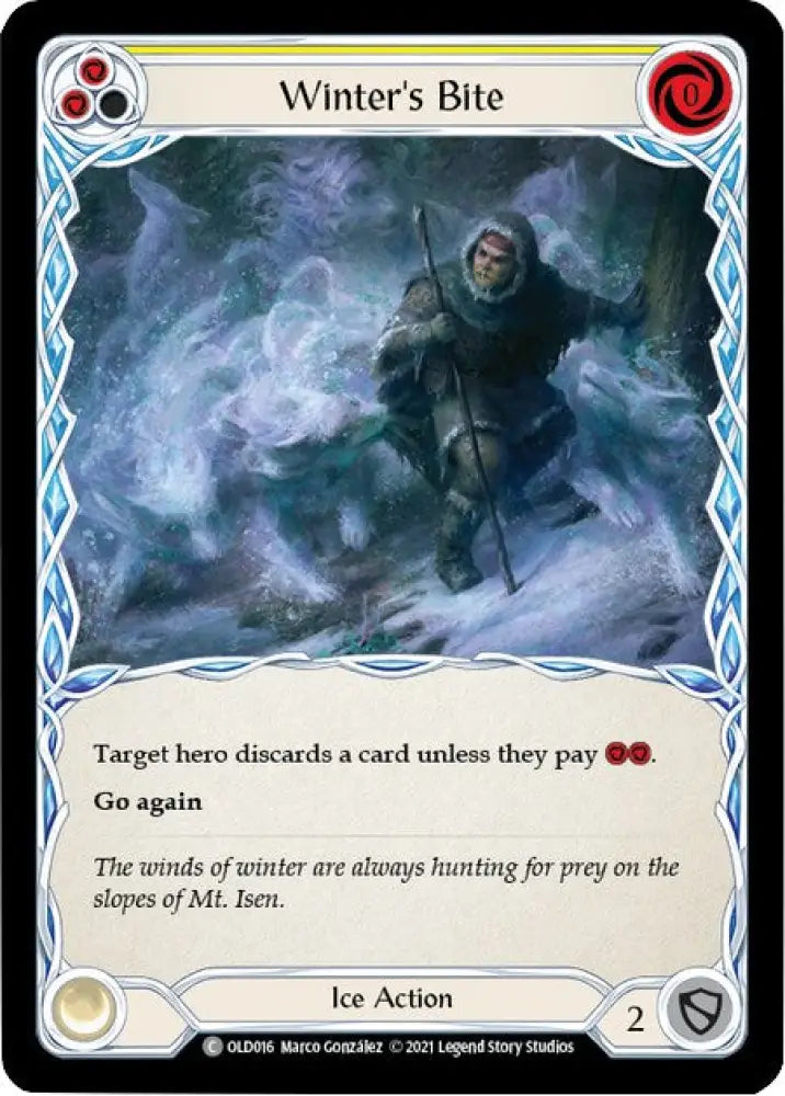 Winter’s Bite (Yellow) [Tales of Aria Blitz Deck] 1st Edition Normal - Flesh And Blood Single