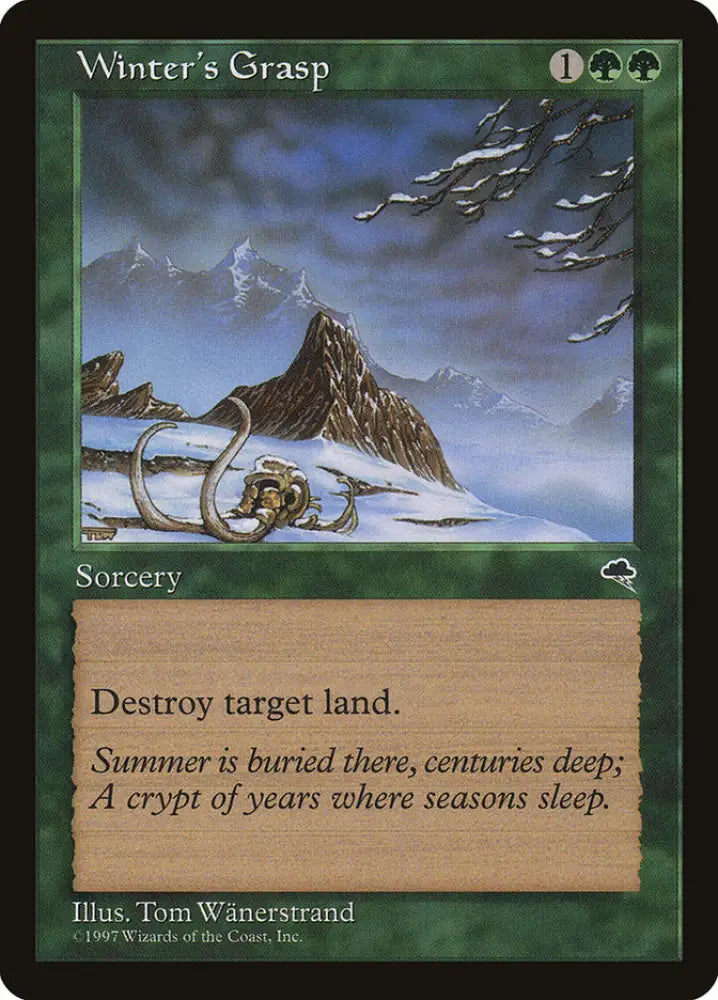 Winter’s Grasp [Tempest] - MTG Single
