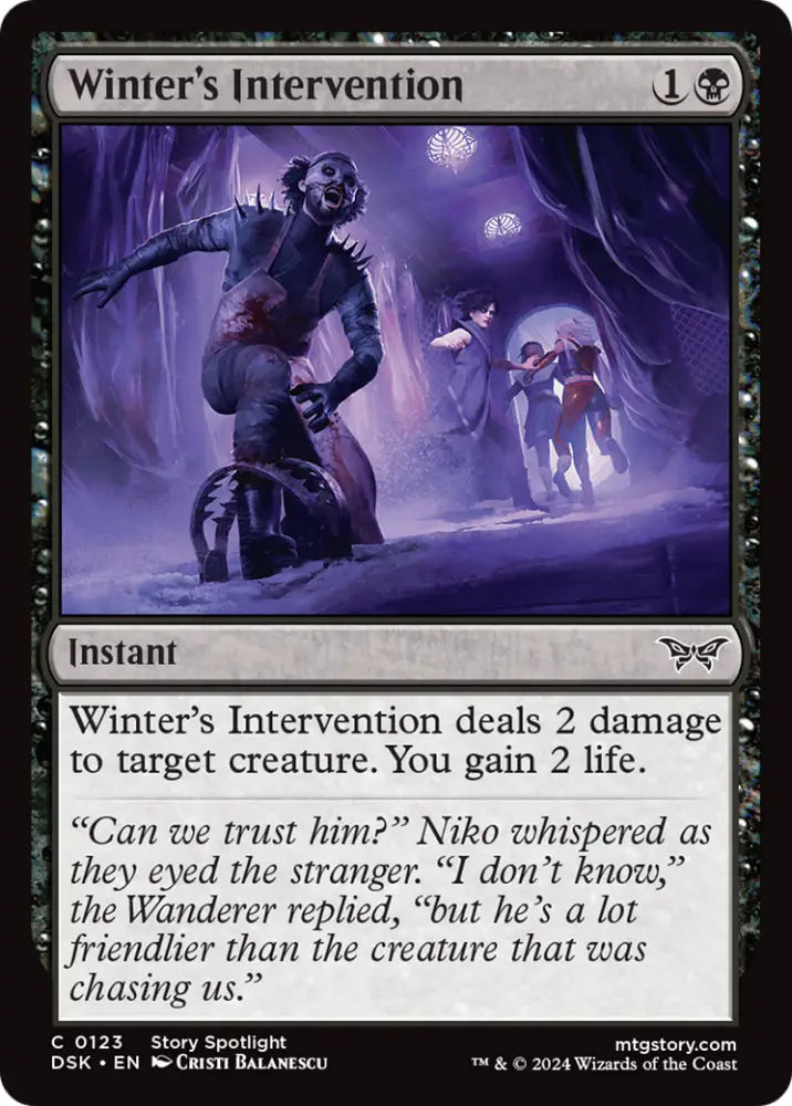 Winter’s Intervention [Duskmourn: House of Horror] - MTG Single