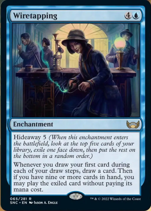 Wiretapping [Streets of New Capenna] - MTG Single