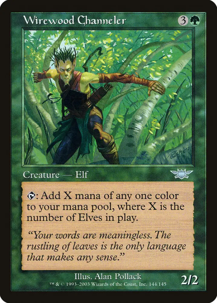 Wirewood Channeler [Legions] - MTG Single