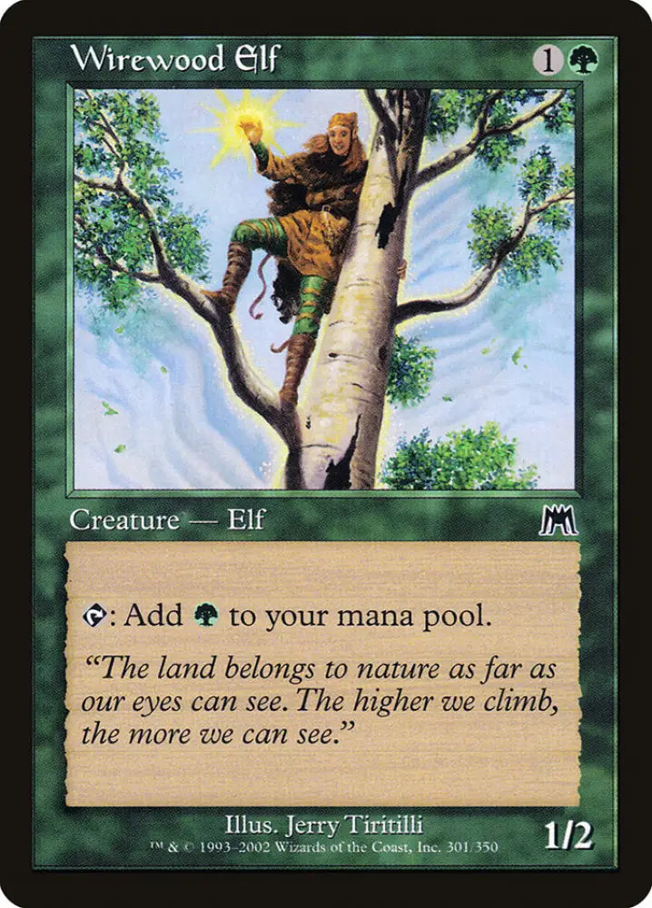 Wirewood Elf [Onslaught] - MTG Single