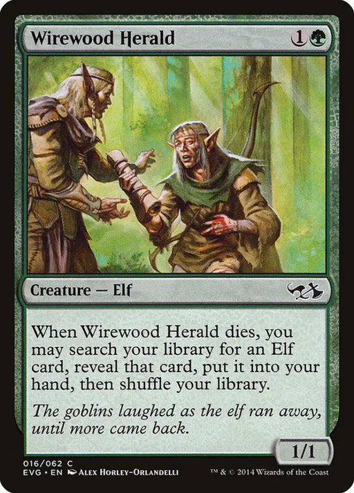 Wirewood Herald (Elves vs. Goblins) [Duel Decks Anthology] - MTG Single