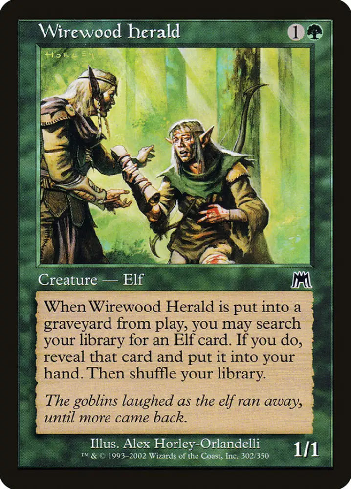 Wirewood Herald [Onslaught] - MTG Single