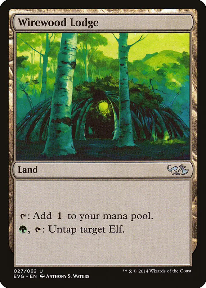 Wirewood Lodge (Elves vs. Goblins) [Duel Decks Anthology] - MTG Single