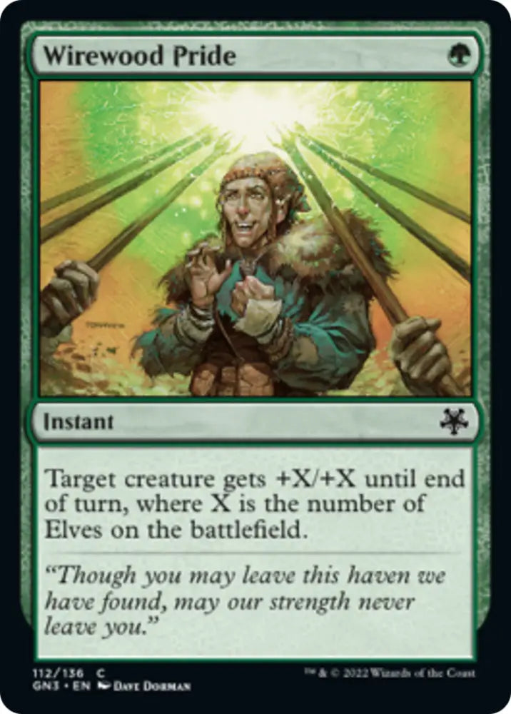 Wirewood Pride [Game Night: Free-for-All] - MTG Single