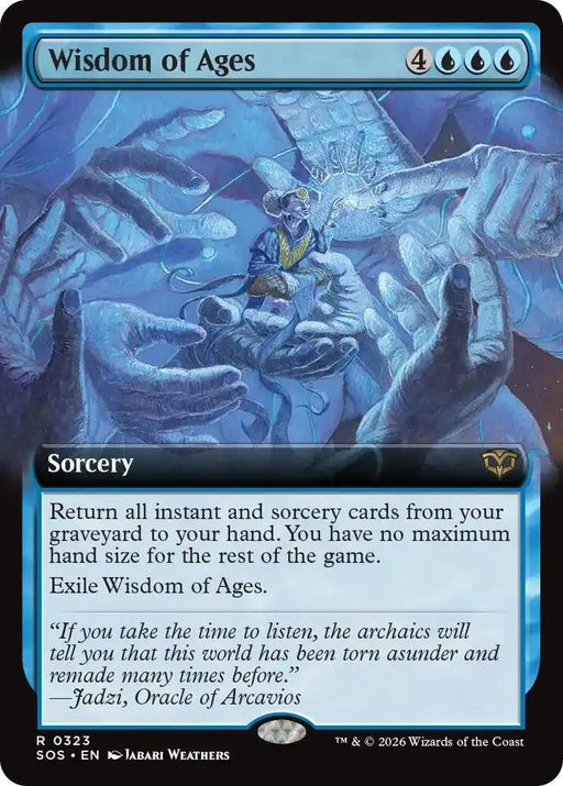 Wisdom of Ages (Extended Art) (323) [Secrets of Strixhaven]