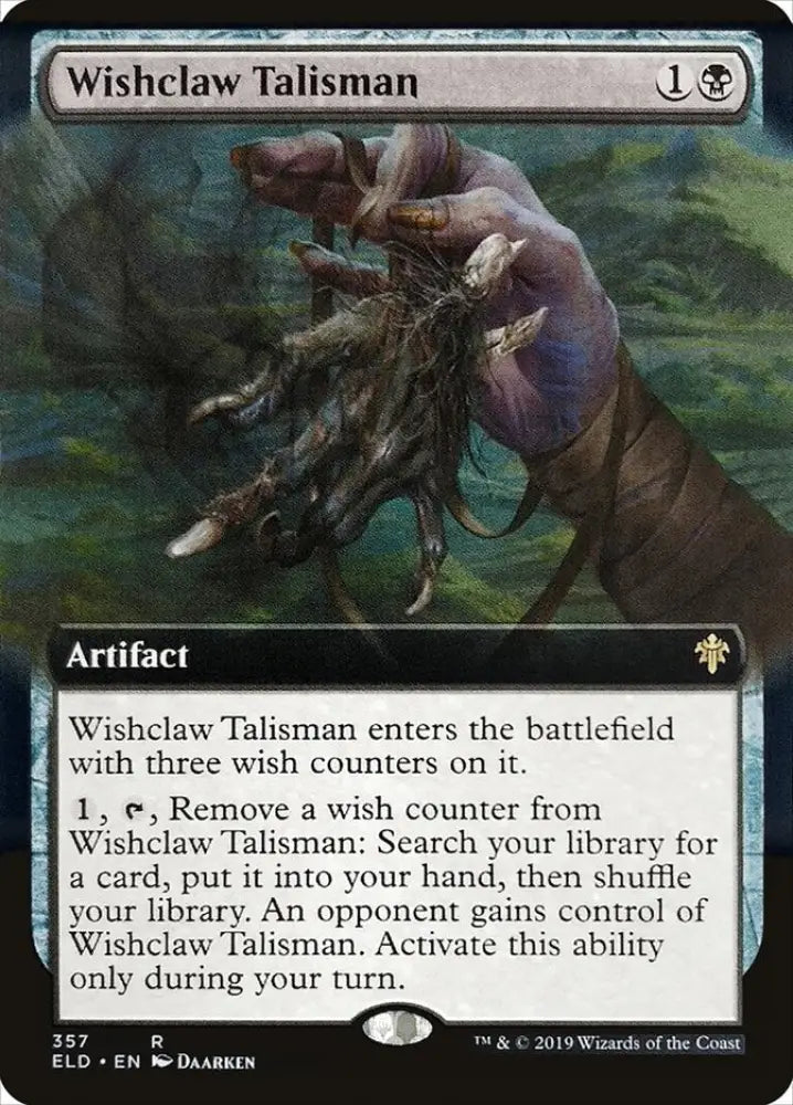 Wishclaw Talisman (Extended Art) [Throne of Eldraine] - MTG Single