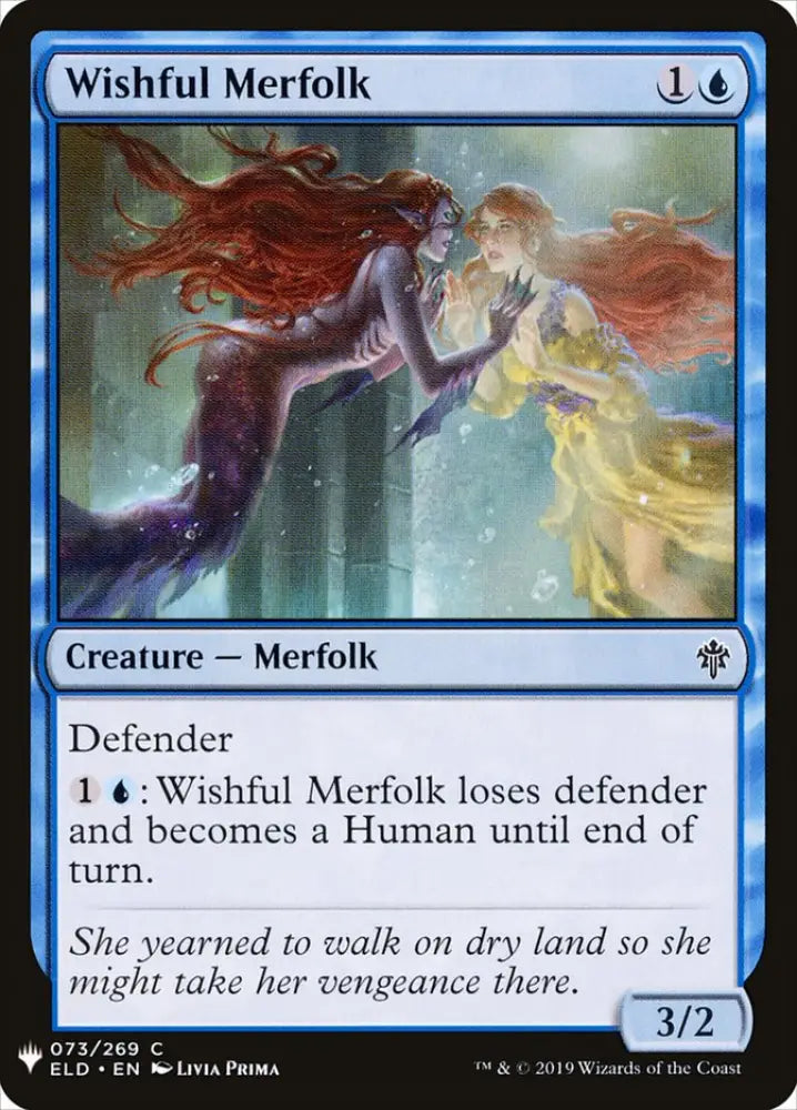 Wishful Merfolk [Mystery Booster] - MTG Single