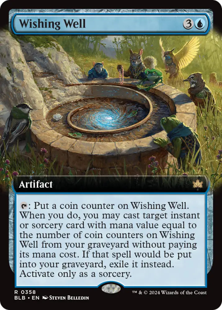 Wishing Well (Extended Art) [Bloomburrow] - MTG Single