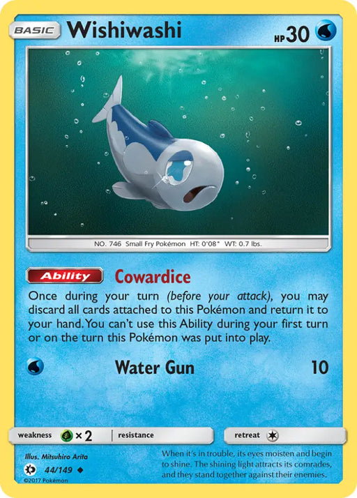 Wishiwashi (44/149) [Sun & Moon: Base Set] - Pokemon Single
