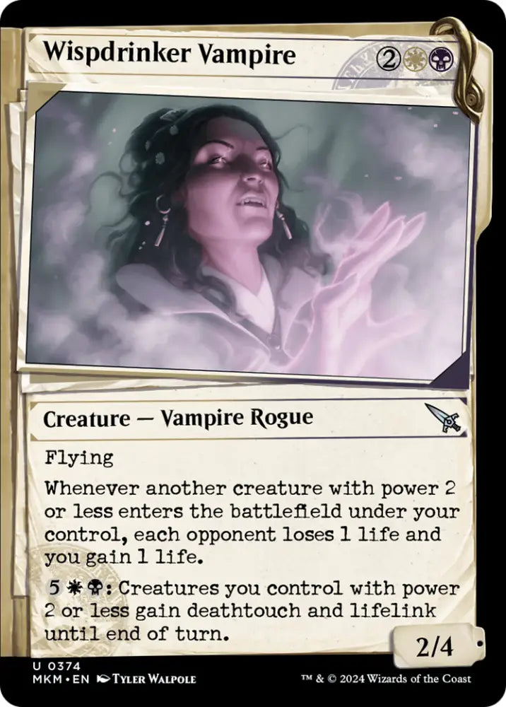 Wispdrinker Vampire (Showcase) [Murders at Karlov Manor] - MTG Single