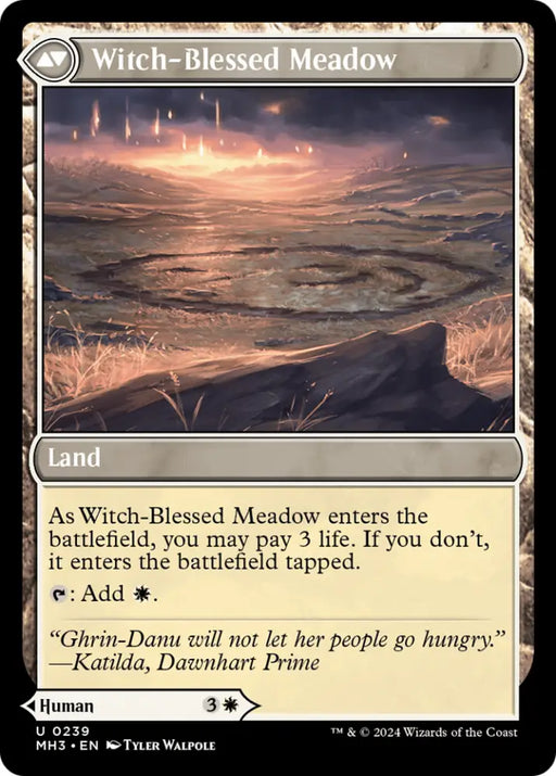 Witch Enchanter // Witch-Blessed Meadow [Modern Horizons 3] - MTG Single