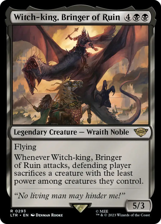 Witch-king Bringer of Ruin [The Lord of the Rings: Tales of Middle-Earth] - MTG Single
