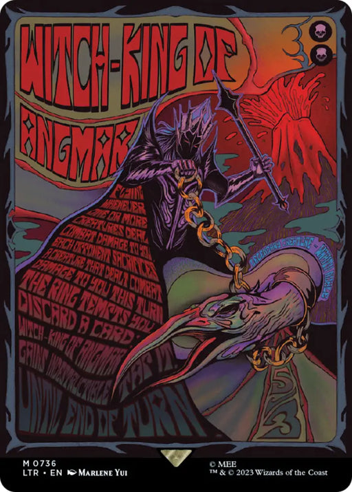 Witch-king of Angmar (Borderless Poster) [The Lord of the Rings: Tales of Middle-Earth] - MTG Single