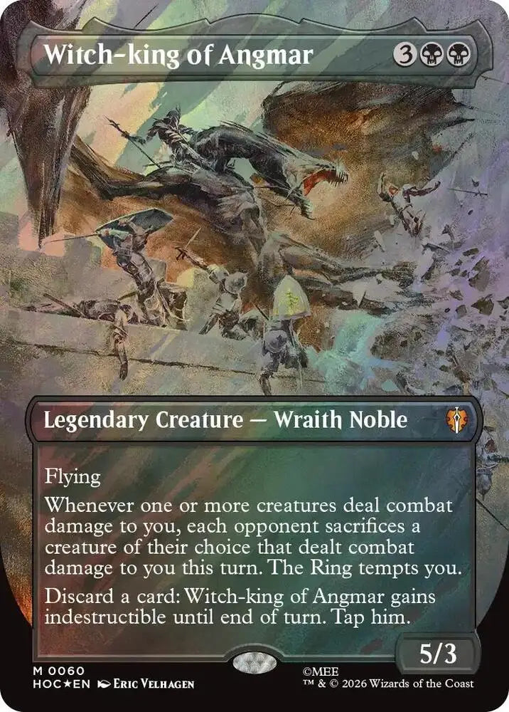 Witch-king of Angmar (Borderless) (Surge Foil) (60) [The Hobbit: Eternal-Legal]