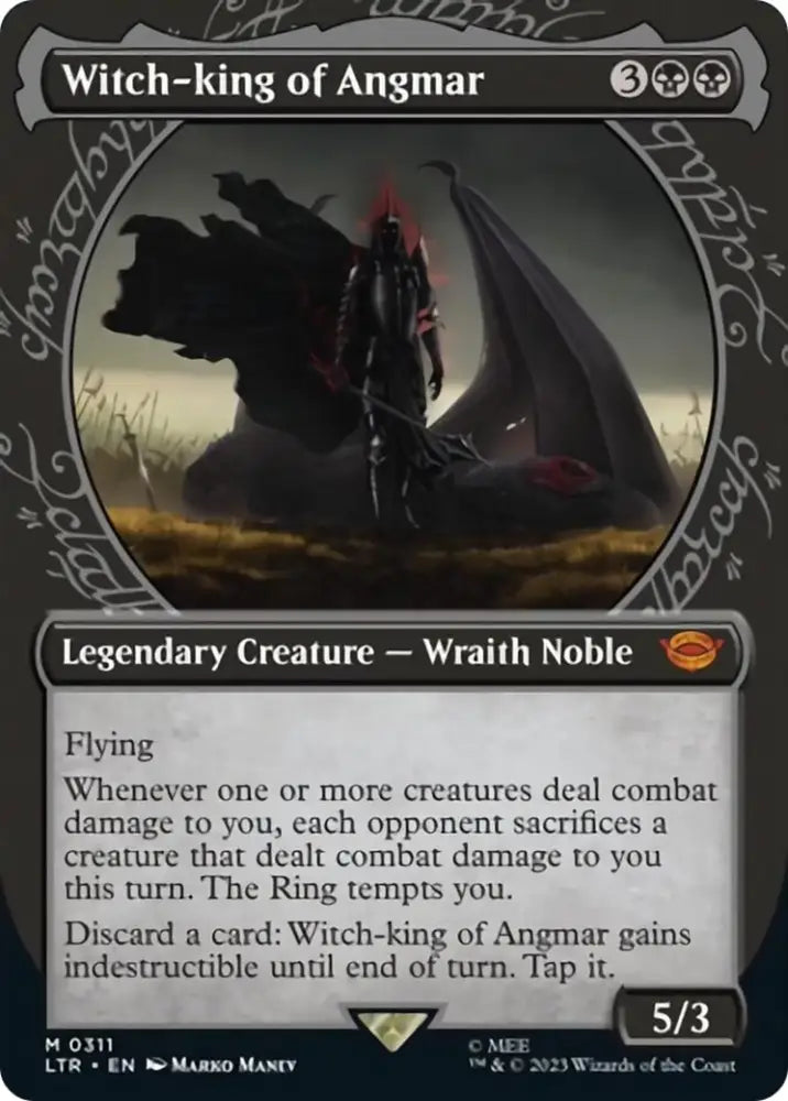 Witch-king of Angmar (Showcase Ring Frame) [The Lord of the Rings: Tales of Middle-Earth] - MTG Single