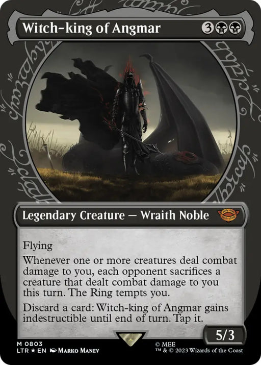 Witch-king of Angmar (Showcase) (Surge Foil) [The Lord of the Rings: Tales of Middle-Earth] - MTG Single