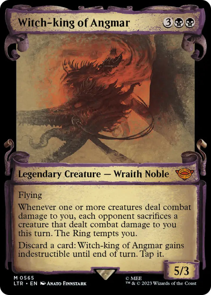 Witch-king of Angmar [The Lord of the Rings: Tales of Middle-Earth Showcase Scrolls] - MTG Single
