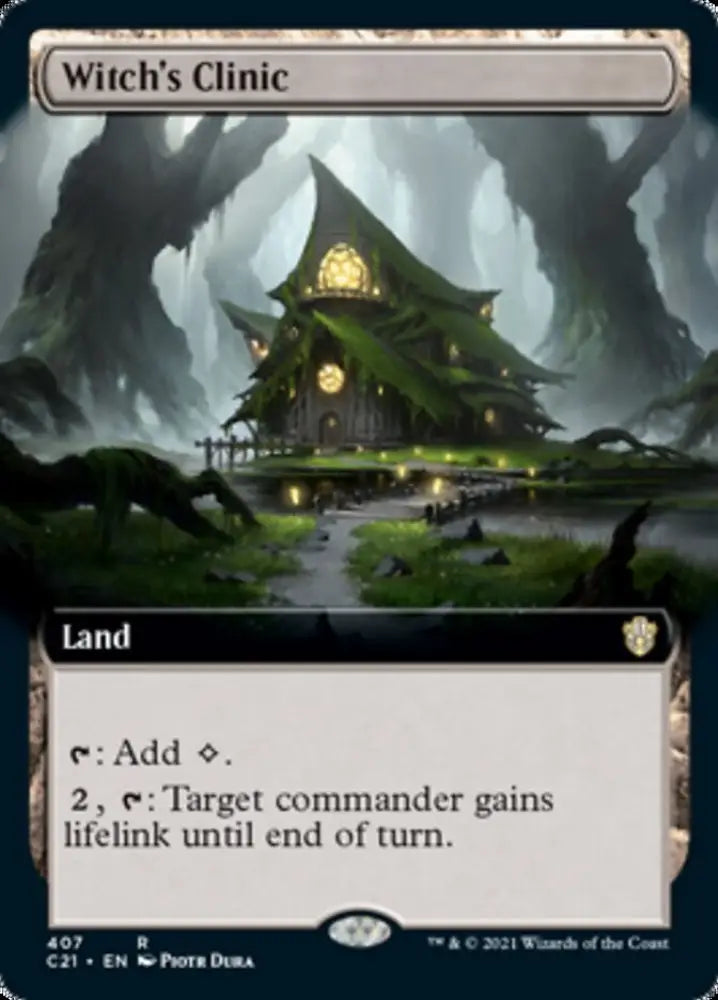 Witch’s Clinic (Extended Art) [Commander 2021] - MTG Single