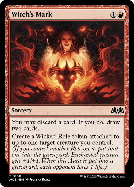 Witch’s Mark [Wilds of Eldraine] - MTG Single